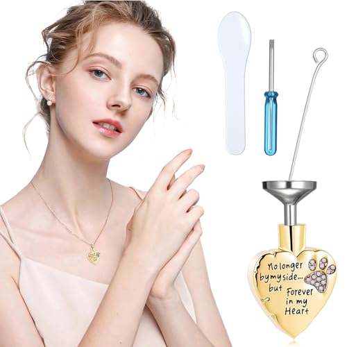 Mini Funnel Set Cremation Funnel Kit, Small Bottles Funnels Filler Kit | with Spoon and Scoop, Jewelry Ashes Fillers Funnels, for Urn Preservation, Jewelry Filling Ashes Pendant Necklace