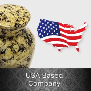 Small Keepsake Urn for Human Ashes 3 Inch – Elegant Marble Finish – Mini Cremation Urn for Sharing – Aluminum Memorial with Secure Lid, Velvet Bag and Funnel Included - Yellow Marble Finish - color: 1 Caroline Summer