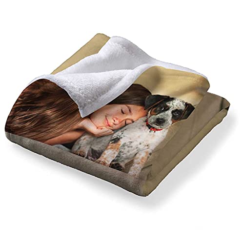 Printwoo I Love You Gifts for Couples, Custom Blanket with Photos, Personalized Blankets with Pictures, Photo Blankets Using My Own Photos, Personalised Gifts for Girlfriends, Boyfriends - color: 6 Photos