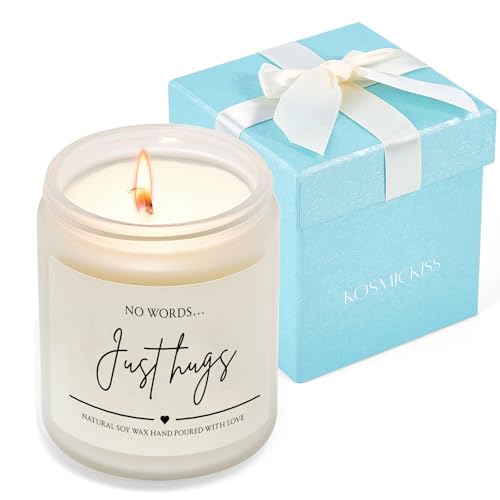 Sympathy Gifts for Loss of Loved One, 9 OZ Soy Wax Candle Memorial Gifts - color: Missed Gifts