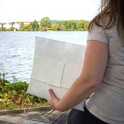 Journey Biodegradable Urn - Pearl by Passages International, Adult Sized White Cremation Urn for Ashes, Eco Friendly Water Burial Urn
