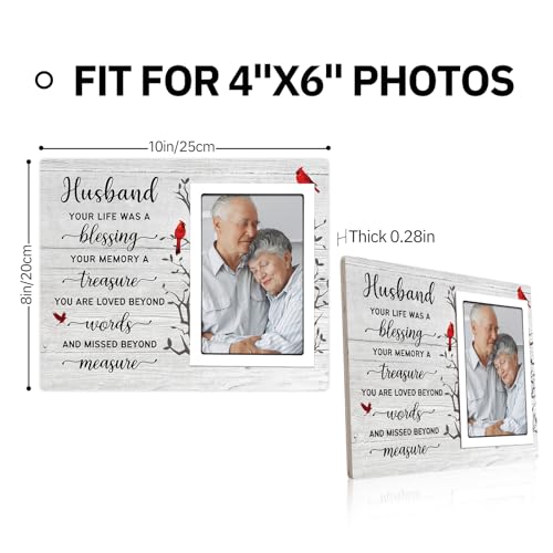 SteadStyle Memorial Gifts for Loss of Husband, Memorial Photo Frame 8x10 In - style: Husband