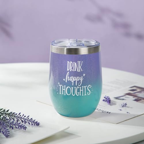 Gifts for Women, Unique Birthday Gifts for Women, Lavender Relaxing Spa Gifts Basket Get Well Soon Care Package with Luxury Flannel Blanket for Mom Her Best Friends Sister - color: Purple (Lavender Shade)