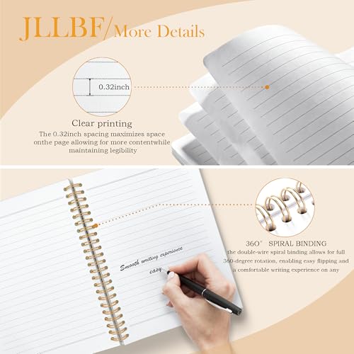 JLLBF Letters to My Dad Spiral Notebook, Black Grief Journal Notebooks for Loss of Dad, Sympathy Gifts for Loss of Father, Remembrance Bereavement Gift Journal Notebook, 5.5x8.3 Inch - color: Black Letters Dad