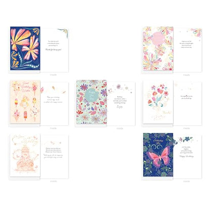 American Greetings 30-Count All Occasions Deluxe Greeting Card Bundle with Refillable Keepsake Storage Box, Envelopes, and Seals, Designed by Turnowsky - color: TURNOWSKY AO DLX 30 CARD BNDL