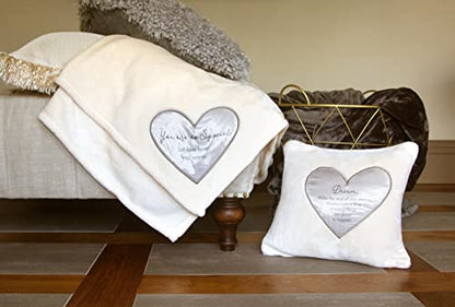 Pavilion Gift Company - So Special 50 x 60 Inches Royal Plush Throw Blanket, Blanket for Couch, Soft Fluffy Sofa Bed Blanket, Birthday Gifts for Mom Friend Bestie Wife Girlfriend, 1 Count, Cream - style: Let Love Keep you Warm