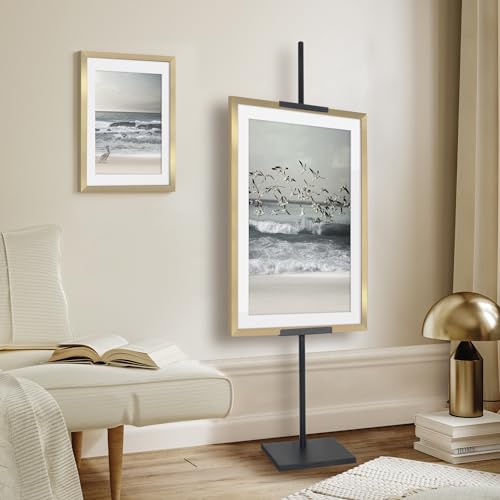 Americanflat Adjustable Tabletop Easel Stand, Black - color: Black 1 Pack, size: 50 inch, style: Tabletop Frame Stand