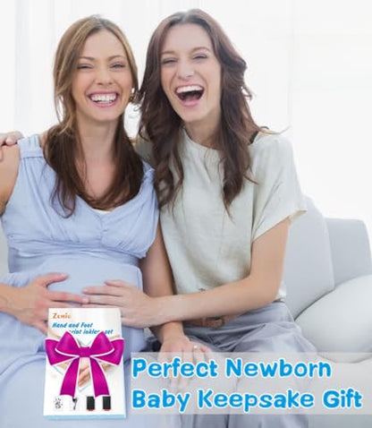 XL Size Baby Handprint Kit,Baby Footprint Kit,Newborn Gift,Keepsake - color: Pink
