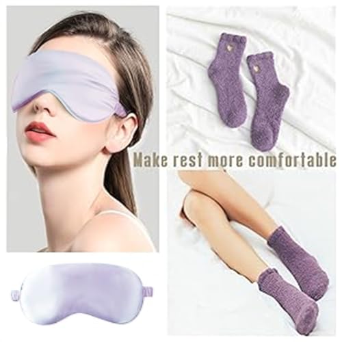 AHAGIFTREE Birthday Gifts for Women,Gift Basket for Women with Moon Lamp,11PC Self Care Gifts,Get Well Soon After Surgery,Relaxing Spa Gifts,Surgery Recovery,Sympathy - color: Blue Purple