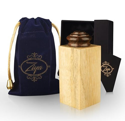 ZIYA Wooden Small Urns for Human Ashes Keepsake Miniature Urn Box for Human Ashes Adult Male Female Mini Memorial Cremation Pet Urns for Dog Cat Ashes Sharing Urn with Gift Case, Bag and Funnel - size: 1 Keepsake