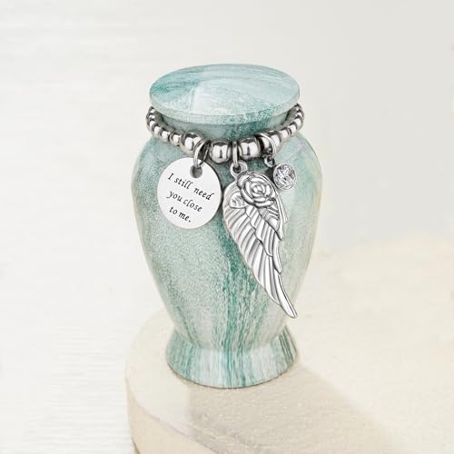 SOITIS Small Urns for Human Ashes Keepsake, 2.83 Inches Sharing Urn for Human Ashes, Aluminum Cremation Urns for Human Ashes, Mini Urns for Human Ashes, Keepsake Urns for Human Ashes Decorative Urns - color: Green a