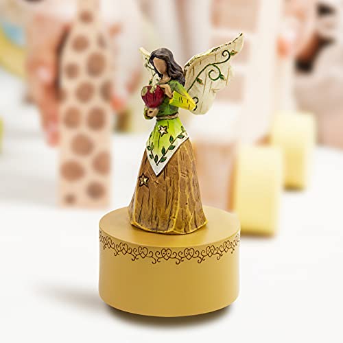 Angel Music Box Sculpted Hand-Painted Musical Figure Gifts for Mom and Daughter