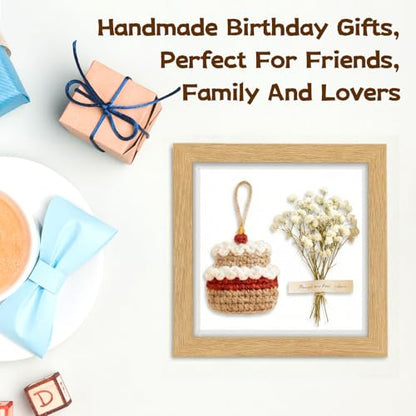 Wazzio 6Pack 5x5 Inch Shadow Box Frame, Wood Display Case Memory Box | 1" Deep Keepsake Frame, Memorabilia Showcase, Photo Ticket Medal Display, Wall Tabletop Picture Frame, Souvenir Gift Box - color: Wood