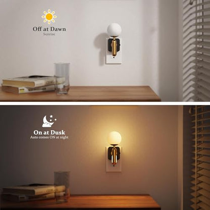 JandCase Night Light Plug in, Night Lights Plug into Wall - color: Gold, size: 1 Pack