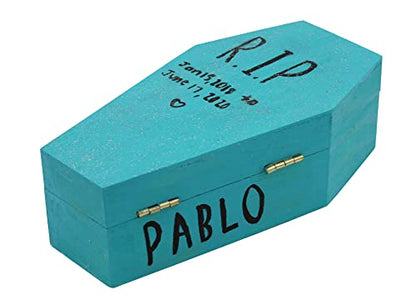 Creative Hobbies Small 6" Unfinished Wood Funeral Coffins - 6 x 3 x 1.75 Inch Size, Fillable for Halloween Parties, Goth and Decoration | 6 Pack - size: 6" - 6 Pack