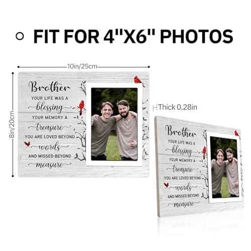 SteadStyle Brother Memorial Gifts, Memorial Picture Frames 8x10 In - style: Brother