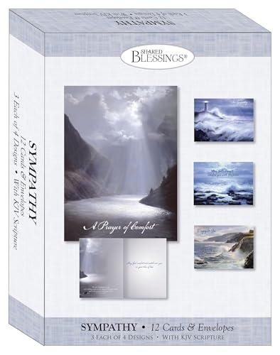 Crown Point Graphics Card-Boxed-Shared Blessings-Sympathy-Coastlines (Box of 12)