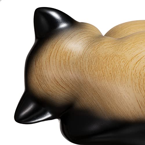 Small Animal Urn - Sleeping Resin Cat Urn for Ashes (Khaki) - color: Khaki