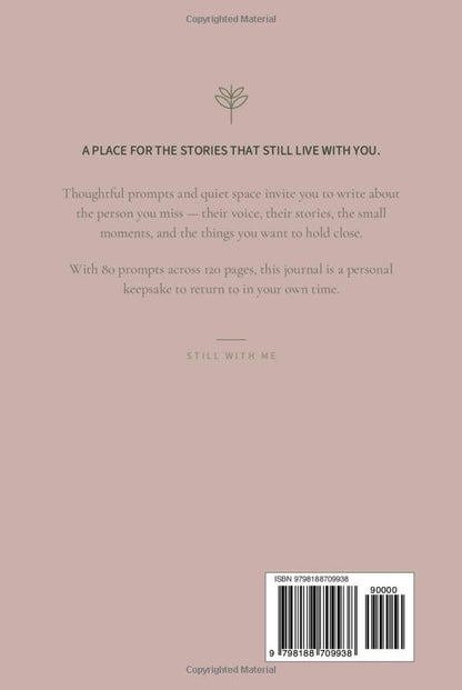 Still With Me – For the Loss of a Wife: A Guided Grief & Remembrance Journal with Prompts