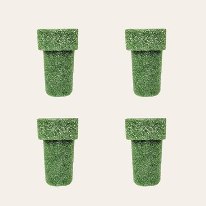 Set of 4 Floral Foam Cemetery vase Inserts - Flower Foam for Crafts Headstone Decorating DIY Projects