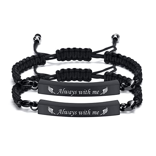MPRAINBOW Adjustable Cremation Memorial Urn Bracelet, Stainless Steel Cremation Manmade Braided Urn Bracelet Keepsake Urn Bracelet for Ashes with Fill Kit - color: Style I -Silver 2PCS