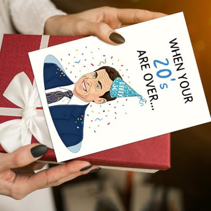 Funny 30th Birthday Card, Happy 30 Birthday Card for Women Men - color: BK-128