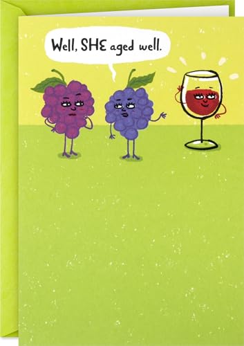 Hallmark Shoebox Funny Birthday Card for Her (Well, SHE Aged Well) - style: Well, SHE aged well