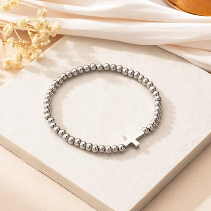 RZKING Cross Bracelet for Women, Christian Gifts for Women Friends Mom - style: Thank You