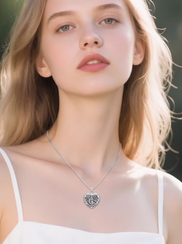 WINNICACA Cremation Jewelry for Ashes Locket Ashes Necklace Urn Necklace for Women Sterling Silver Cremation Necklace for Ashes Fine Keepsake Picture Necklace Memorial Jewelry - style: Gold Nurse Necklace