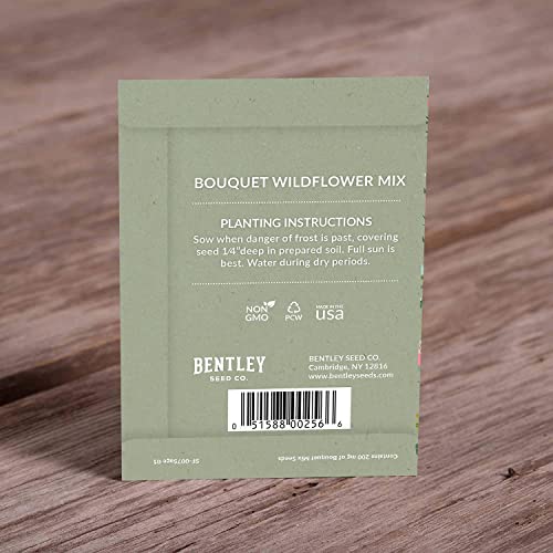 Oh Baby Seed Packets|Girl or Boy Baby Shower Favors for Guests | 25 Wildflower Seed Packets | Pre-Filled | Bouquet Wildflower Mix | Non-GMO Seeds | Gender Neutral | Eco-Friendly Gift - style: Oh Baby Taupe