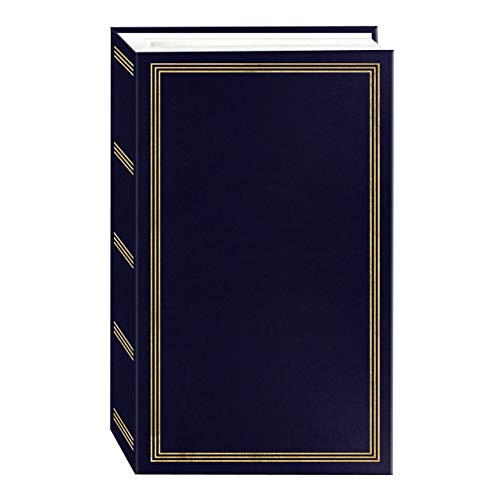 Pioneer Photo Albums STC-504 Navy Blue Photo Album, 504 Pockets 4"x6", 1 Count (Pack of 1) - color: Navy Blue, size: Pack of 1