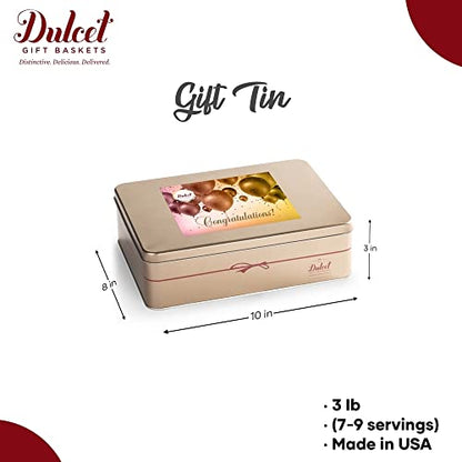 Congratulations Gifts For Women Congratulations Food Gift Baskets for Women, Men, Mom, Dad, Son, Daughter, Siblings, Friends & CoWorkers Gourmet Food Gifts By Dulcet Gift Baskets - style: Congratulations