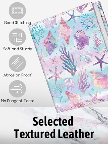 Photo Album 4x6, Small Picture Book Ocean Seashell Starfish Conch - color: Ocean Creatures