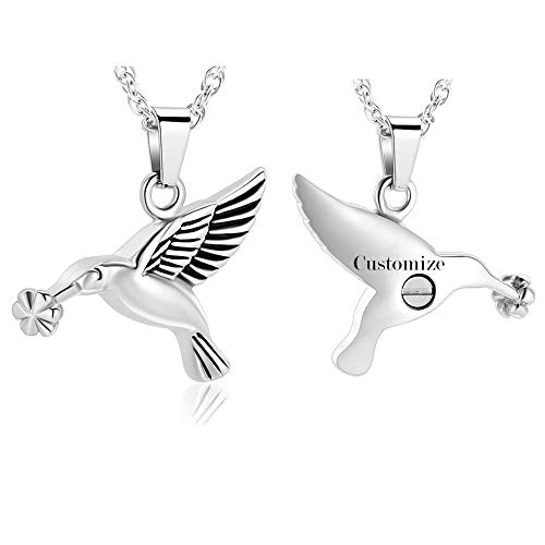 shajwo Hummingbird Urn Necklaces for Ashes - color: Customize
