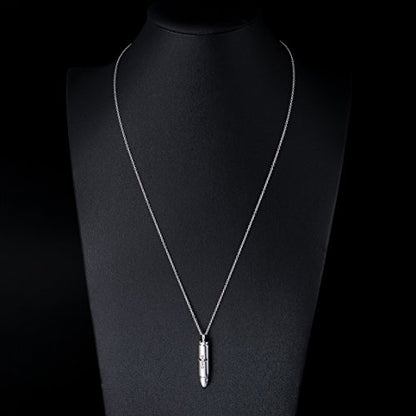 S925 Sterling Silver Urn Ashes Keepsake Cremation Memorial Necklace Jewelry - style: Cross