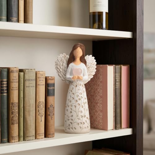 5.9" Sympathy Angel Figurine Remembrance Gift for Loss of Loved One - color: White02