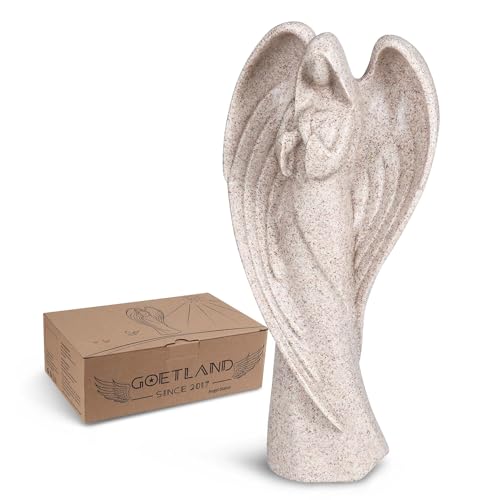 Goetland Desert Angel Statue Sympathy Gift Remembrance Figurines for Comfort Grieving, Express Condolences Loss of Loved One Memorial Gift for Family Friend - color: Arms Crossed
