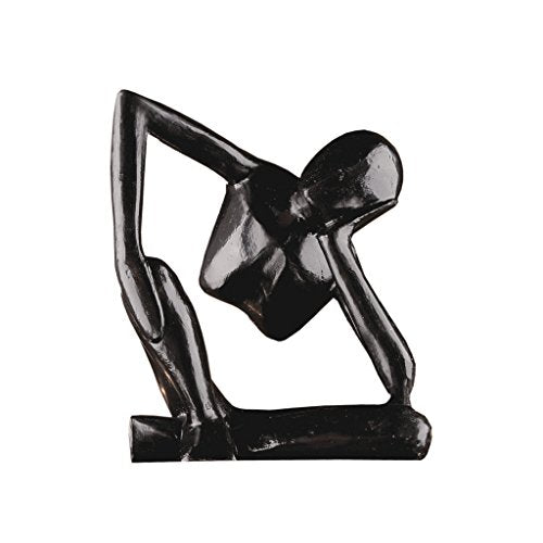 Design Toscano Authentic Foundry Iron Balinese Yogi: at Rest Iron Sculpture - style: At Rest