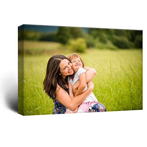 wall26 Custom Canvas Wall Art, Personalized Photo to Canvas - 24"x36" - color: Canvas Wrap, size: 36"L x 24"W
