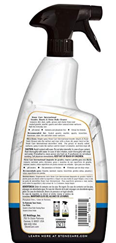 Stone Care International Granite Cleaner - 32 Fluid Ounces (2 Pack) Granite Marble Quartz Tile Travertine Limestone Slate Clean - size: 32 Fl Oz (Pack of 2)