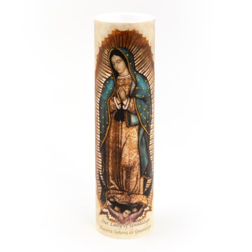 Our Lady of Guadalupe, LED Flameless Devotional Prayer Candle