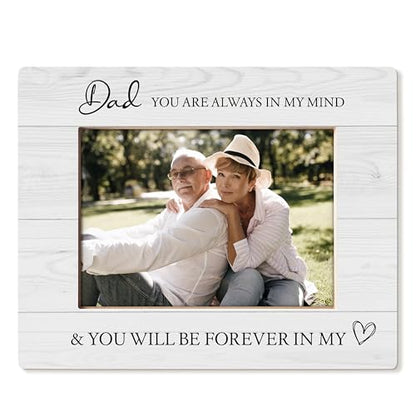 Memorial Gifts for Loss of Dad Picture Frame 5x7, Bereavement Sympathy Remembrance Gifts for Loss of Father, Daddy picture frame, In Memory of Dad Picture Photo Frames for Tabletop Desk Decor