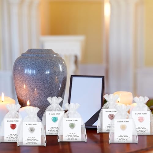 50 Sets Funeral Supplies Celebration of Life Token Bulk, White - color: White