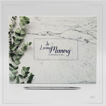 RM Group Funeral Guest Book for Memorial Service - Guestbook for Funeral - Memorial Books for Funeral - Funeral Guest Books Celebration of Life - Memorial Guest Book for Celebration of Life.
