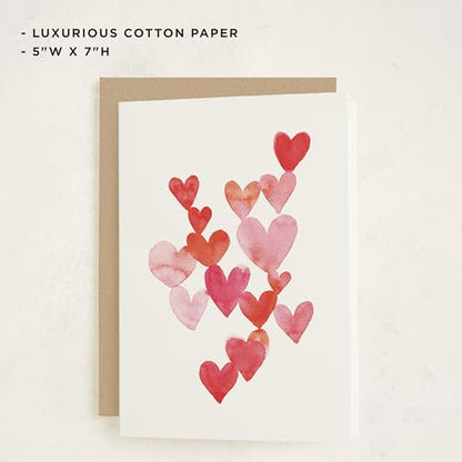 Minted | Blank Greeting Card, 5x7 w/Envelope | Love Is Around You - color: Love is Around You
