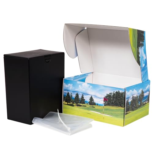 TSA Approved Travel Urn for Human Ashes, Large Temporary Cremation Urn Package- (211 Cubic inch Capacity) (Golf Urn Mailer, Large Urn (211 cu. in)) - color: Golf Urn Mailer