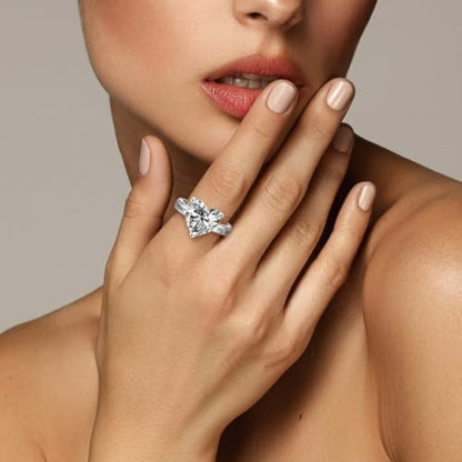 Urn Ring for Ashes Sterling Silver Urn Ring Keepsake Memorial Jewelry Gifts for Women - color: heart-2