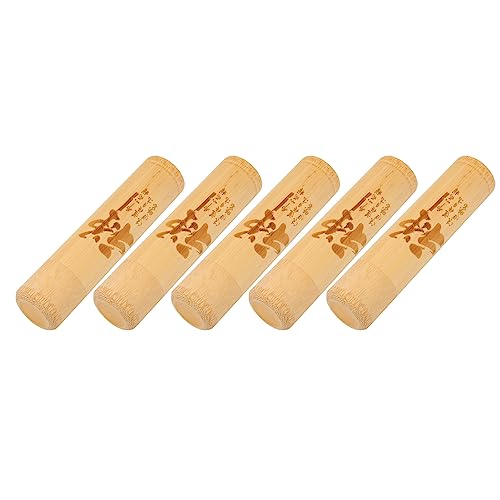 5PCS Scattering Urns, Mini Ash Scattering Tubes for Pets, Bamboo Scattering Urn Small Cremation Ashes Keepsake, Extra Small Scattering Tubes