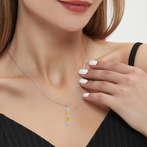 Flower Cute Animal Sterling Silver Pendant Urn Ashes Necklace for Women BF0709 - color: C *Sunflower 1(G)