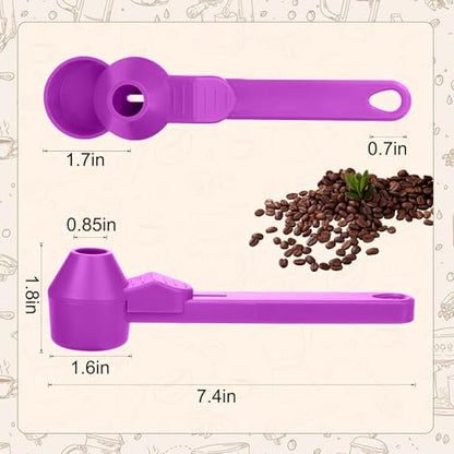 Palksky Coffee Scoop & Funnel for Reusable K Cup Refillable Coffee Pods,2 Tablespoon Coffee Measuring coffee Scooper,1PCS(Purple) - color: Purple